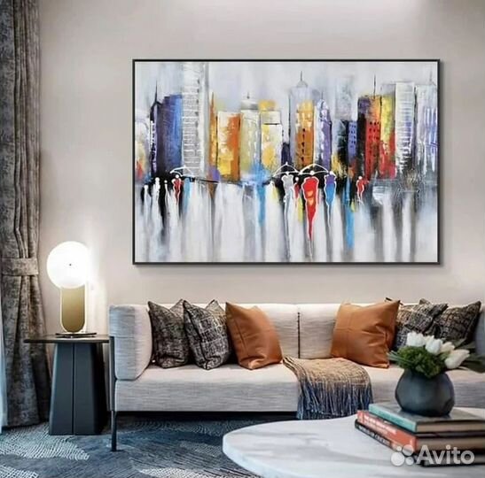 Картина маслом на холсте Интерьерные картины масло