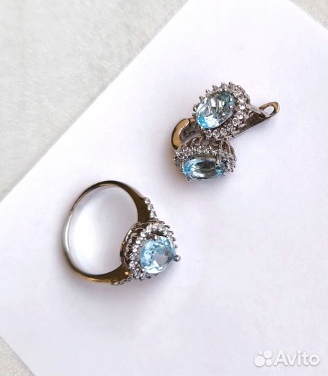 Серьги кольца серебро