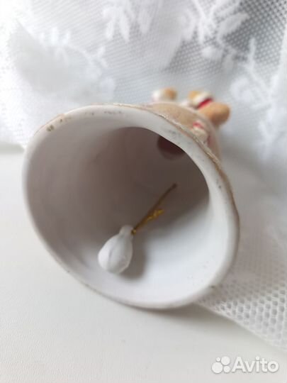 Керамический колокольчик Дед мороз