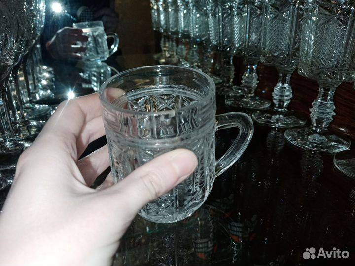 Хрустальные бокалы СССР