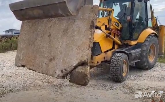 Услуги экскаватора погрузчика, ямобура, гидромолот