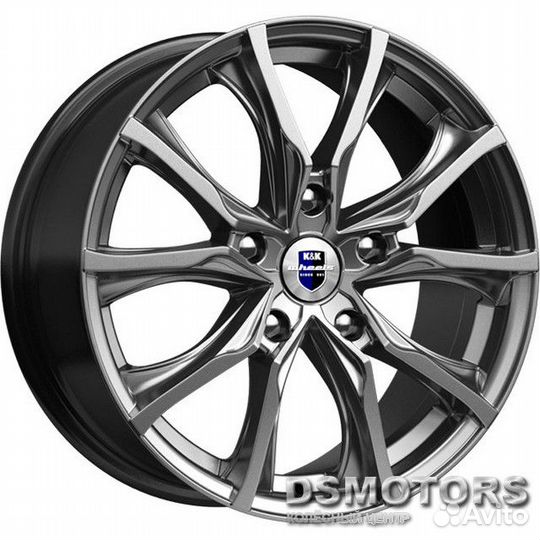 Диски Твист 7.5/17 5x105 ET38 d56.6 дарк платинум