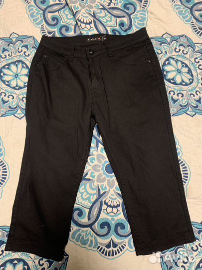 Бриджи джинсовые женские новые 46