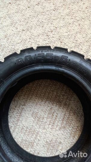 Покрышка 10 дюймов Tuovt 90/55-6 широкая усиленная