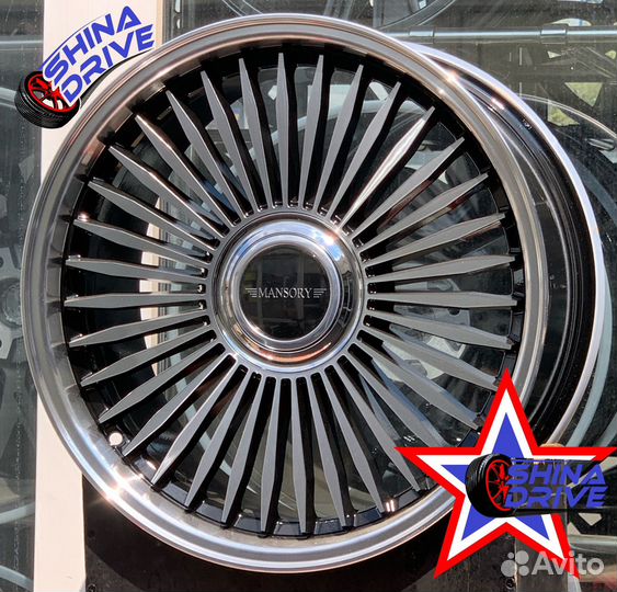 Диски Mansory R18 5x114,3 Black Diamond