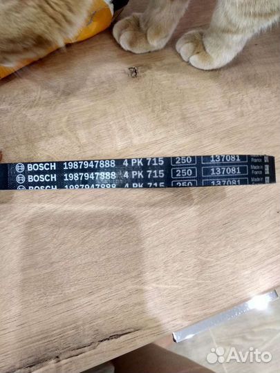 Поликлиновой ремень 4рк 715 на Logan 1,4