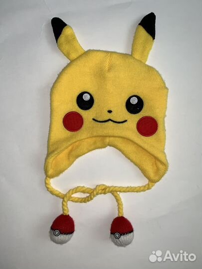 Pokemon pikachu шапка