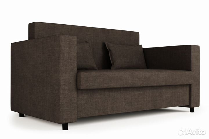 Диван кровать коричневый
