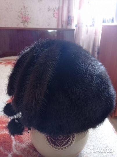Шапка норковая женская