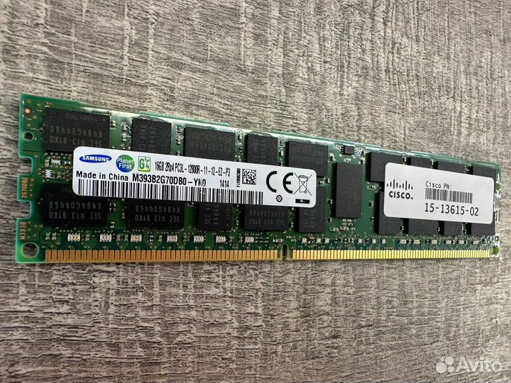 Серверная память 16GB DDR3 1600MHz 12800R samsung