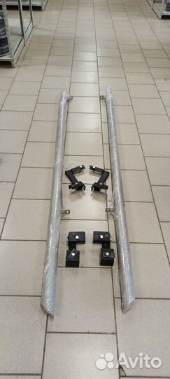 Защита порогов LADA Largus d63 Снежка