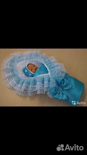 Конверт-одеяло на выписку из роддома