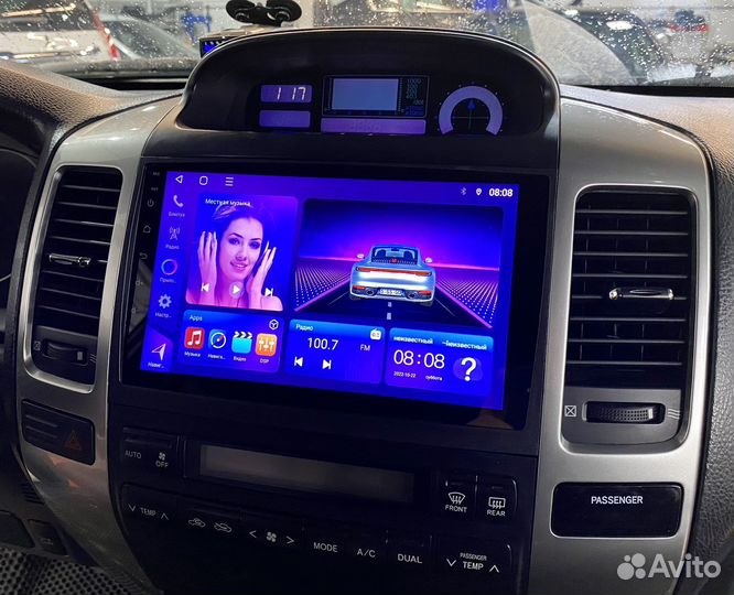 Штатная магнитола Toyota Prado 120 2004+