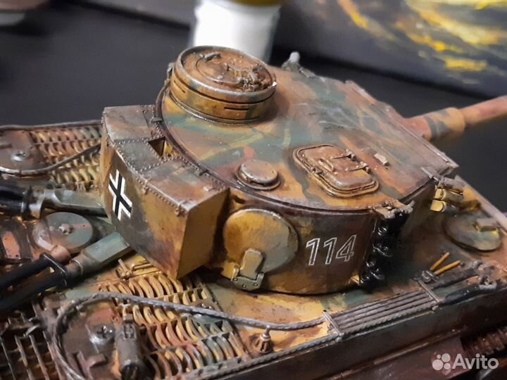 Модель танка Tiger VI ausf e, тигр