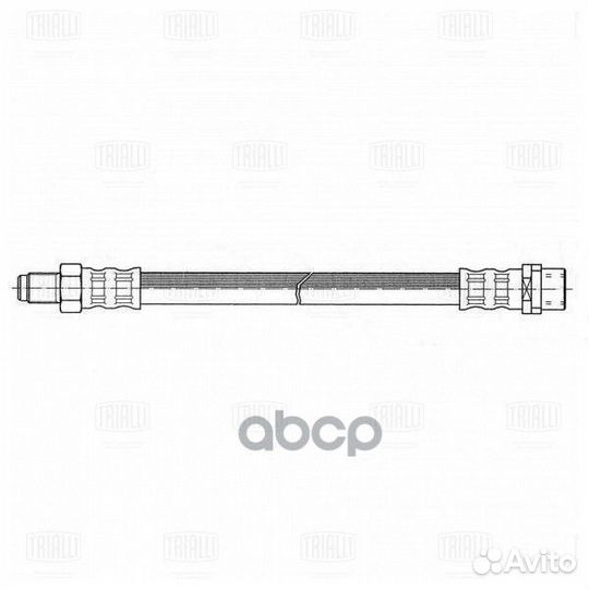 Шланг тормозной перед прав/лев ;Mercedes C