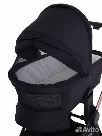 Коляска 3 в 1 Mowbaby Zoom Gold Black