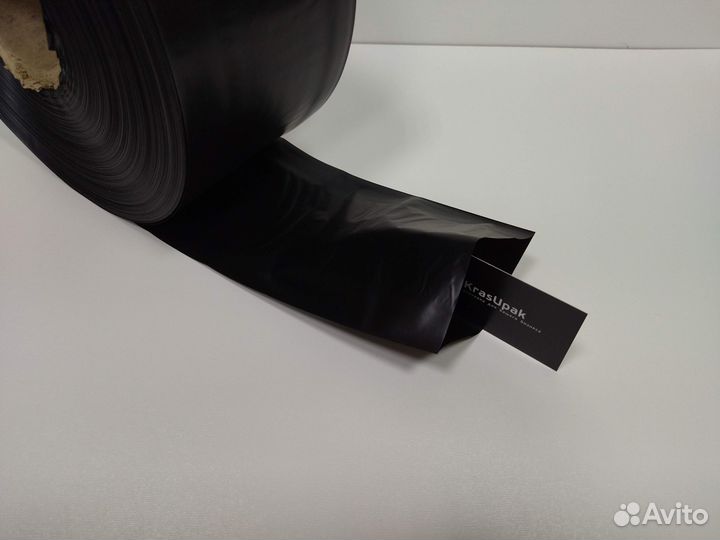 Рукав полиэтиленовый черный 12 см 500 метров