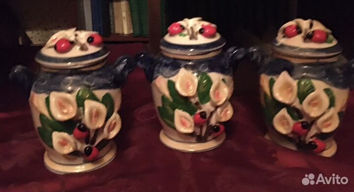 Керамические баночки для хранения продуктов