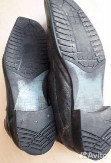 Ботинки мужские кожа/мех р.46