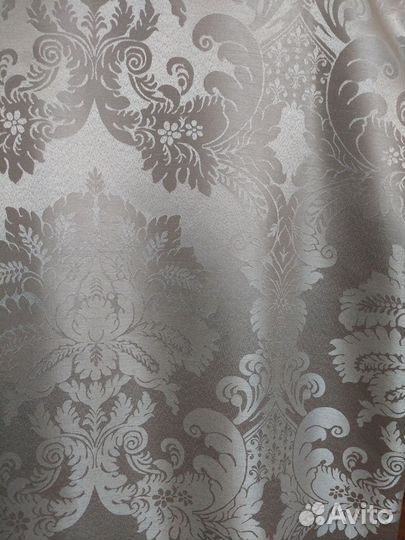 Шторы серые жаккард