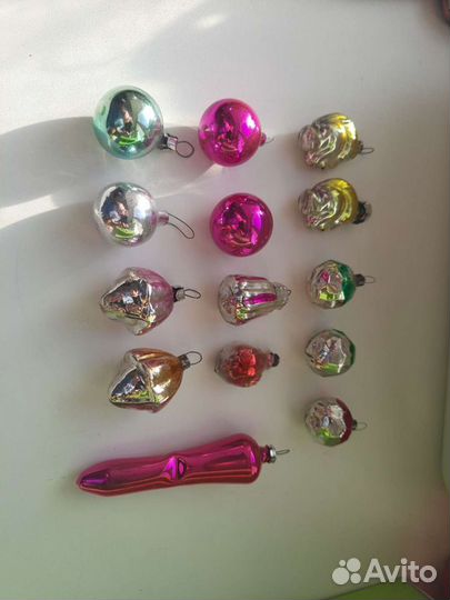 Елочные игрушки СССР (малютка)