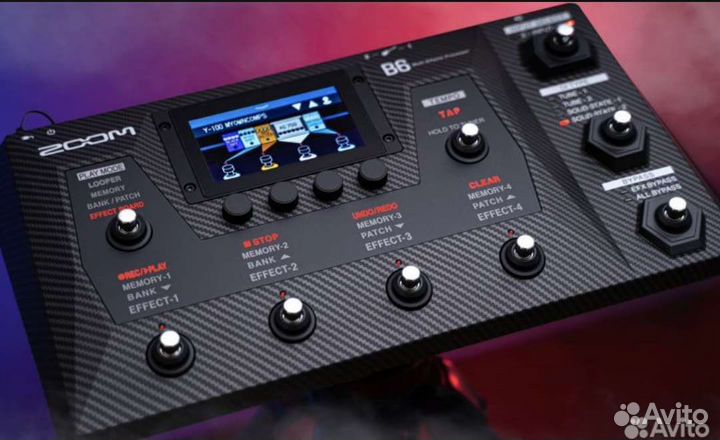 Бас гитарный процессор Zoom b6