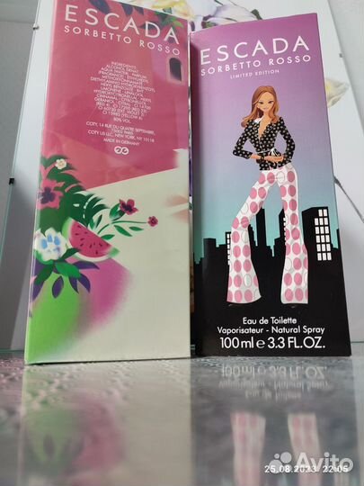Туалетная вода Sorbetto Rosso Escadaдля женщин