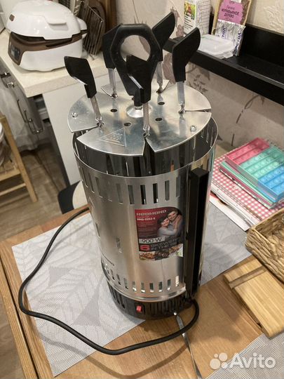 Электрическая шашлычница redmond RBQ-0252-Е