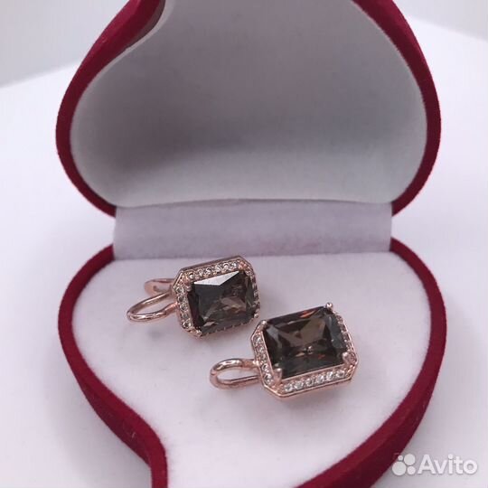 Серьги Sherry дубайское золото