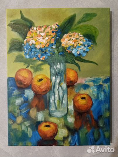 Картина маслом на холсте натюрморт