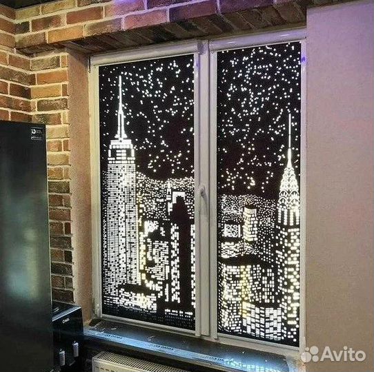 Рулонные шторы зебра от производителя