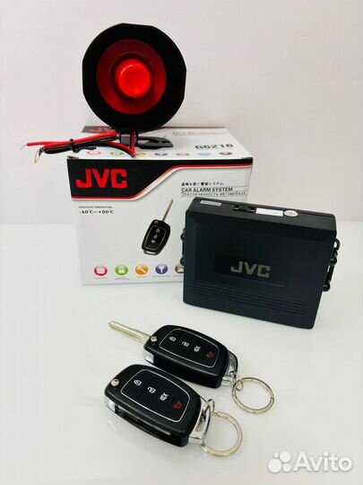 Сигнализация с выкидным ключом JVC