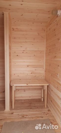 Перевозная готовая баня 2*3