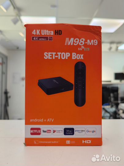 Тв-приставка, Set-Top Box M98-M9 4K android+ ATV