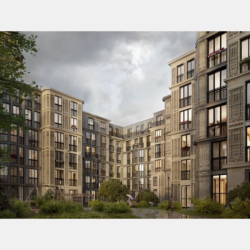 1-к. квартира, 105,9 м², 1/7 эт.
