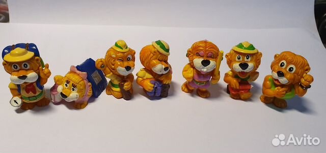 Игрушки из киндер сюрприза Львы