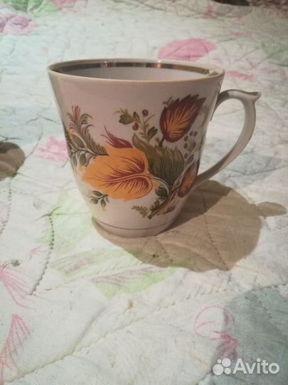 Гигантские бокалы и небольшой бокал, винтаж (СССР)