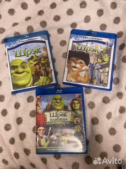 Части Шрека blu-ray Disc
