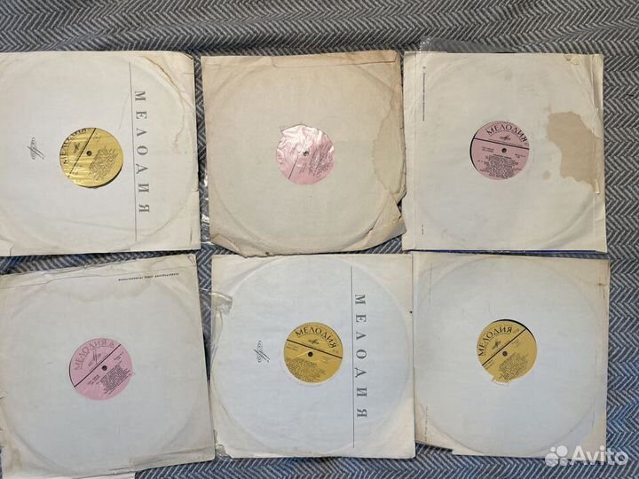 Пластинки советская эстрада, романсы, песни