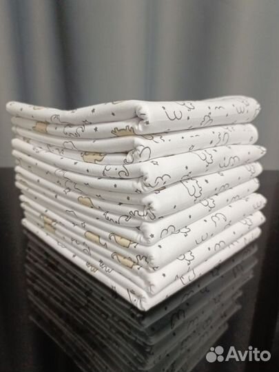 Пеленка новая многоразовая 67х39 см