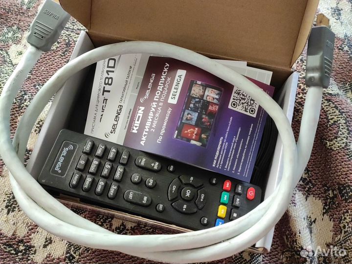 Тв приставка selenga Т81D