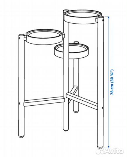 Подставка для цветов Сатсумас