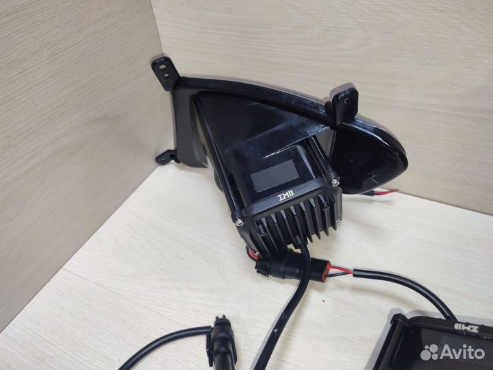 Лазерные лед Противотуманные фары приора-2 линза