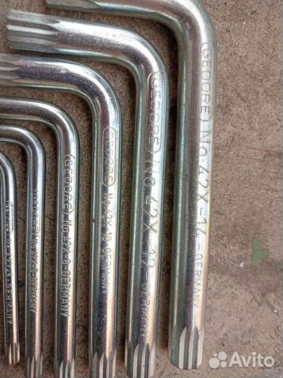 Г-образные ключи Gedore XZN