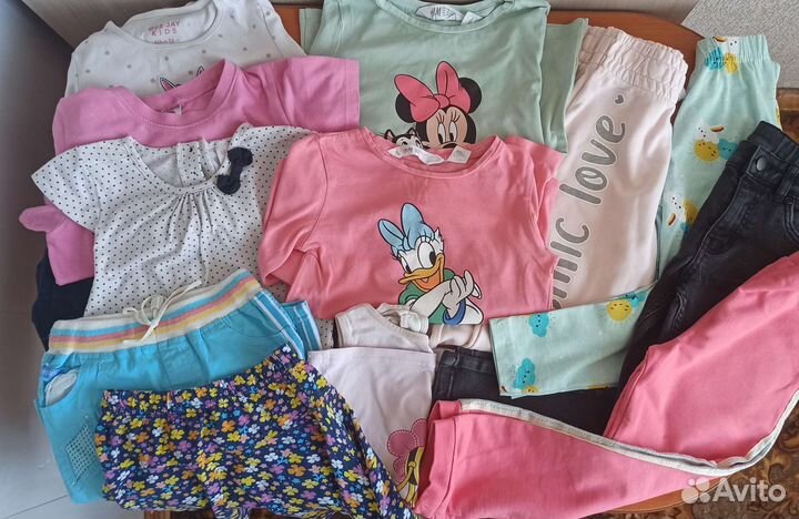 Пакет вещей одежда пакетом 110 девочка