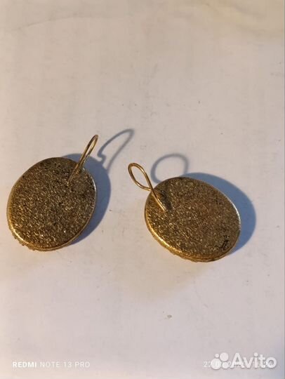 Серьги фарфор