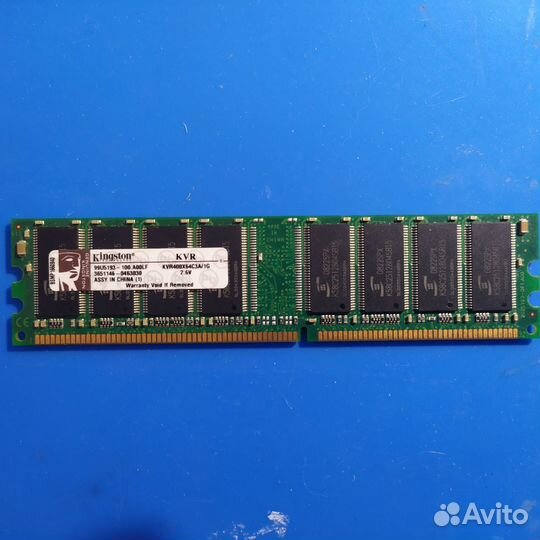 Kingston kvr400x64c3a 1Gb