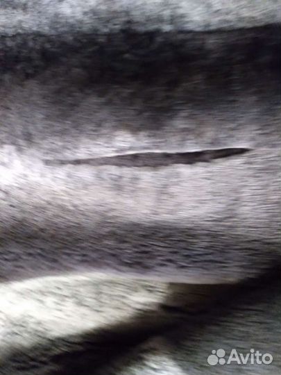 Шуба мутоновая 48-50-52 с отделкой норка