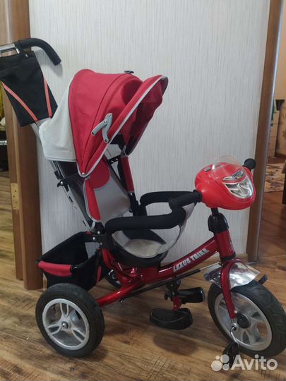 Велосипед коляска с ручкой