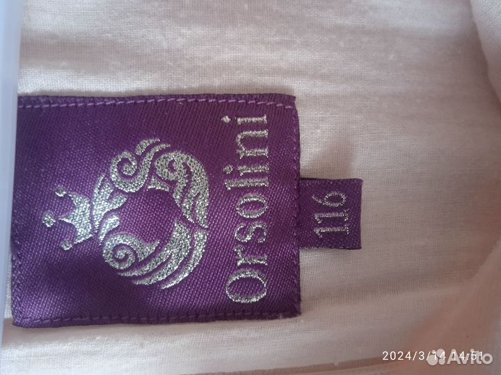 Платье для девочки 110